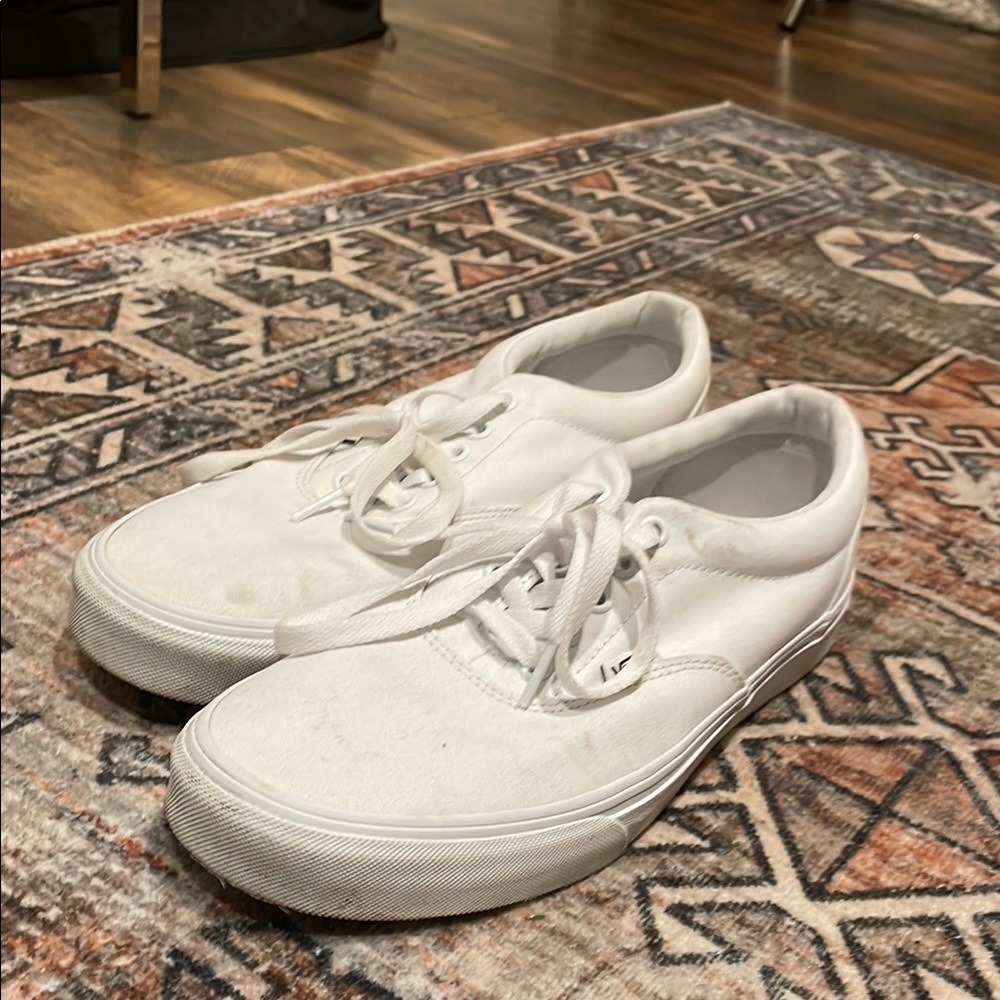 Classic White Canvas Sneakers